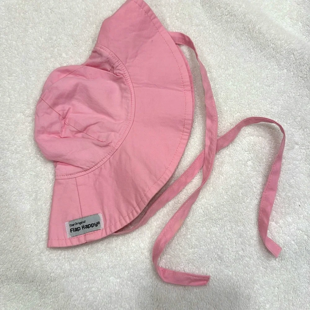 Flap Happy - Baby Girls’ UPF 50+ Floppy Hat - Pink - Size: Small